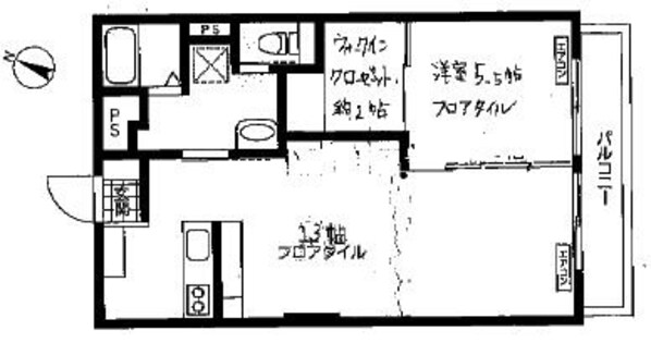 モチダパークマンションの物件間取画像